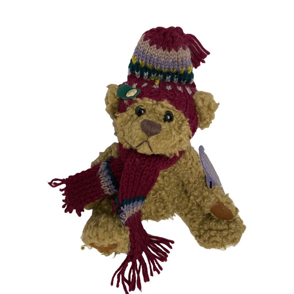 1996 Brass Button Collection Bear Dooley Hat & Scarf Pickford Bears S Christmas